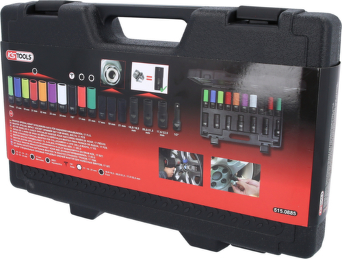 KS Tools 1/2" MASTER special power socket set for wheel bolts