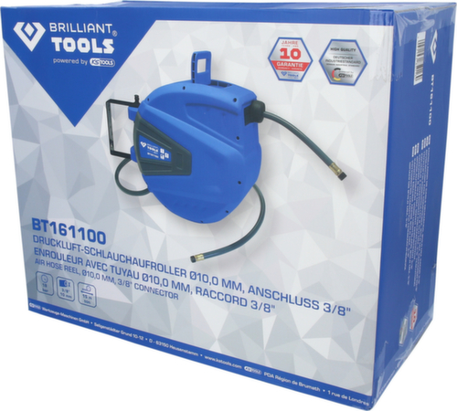Brilliant Tools Automatic compressed air hose reel