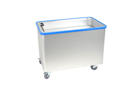 Gmöhling Chariot conteneur aluminium G®-ERGO à tablette sur ressort