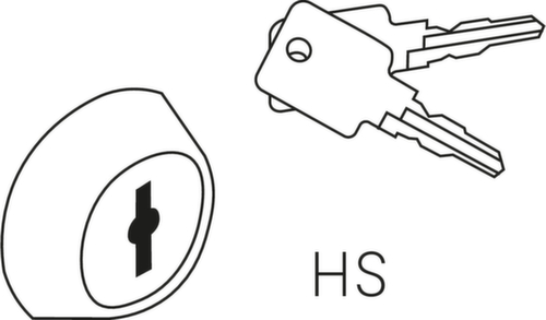 C+P Serrure à cylindre Evolo