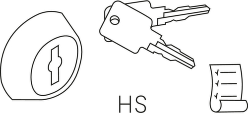 C+P Serrure à cylindre Evolo