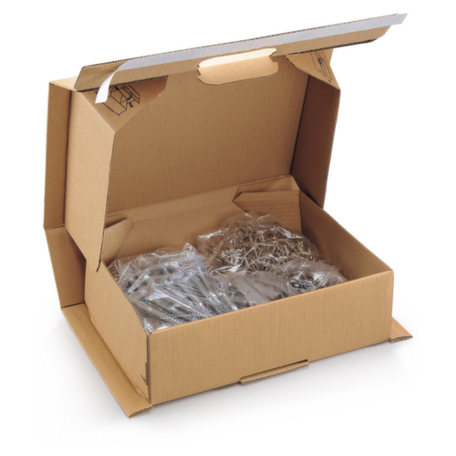 Boîte antichoc avec fermeture adhésive sécurisée RAJA