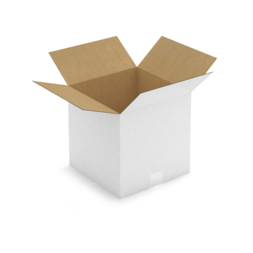 Caisse carton blanche RAJA