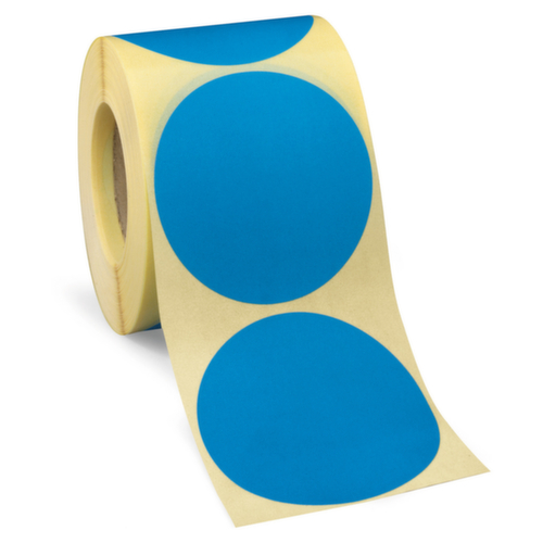 Pastille de couleur amovible bleu 70 mm