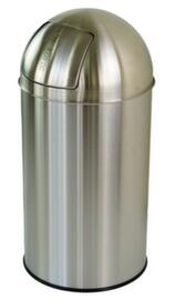 UDOBÄR Poubelle en acier inoxydable, 50 l, argent