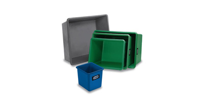 Bacs en polyester renforcé