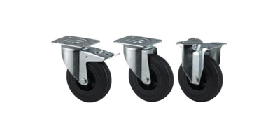 Roues à bandage caoutchouc plein