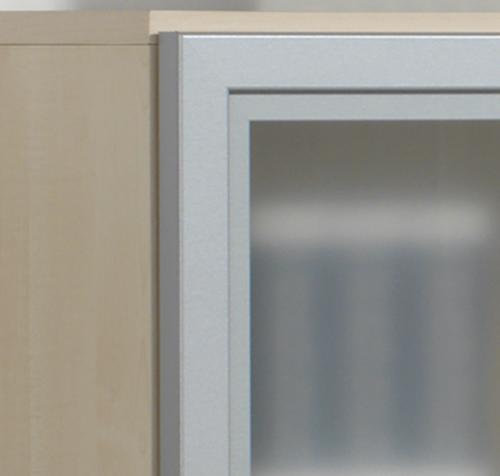 Gera Flügeltürenschrank Milano mit Glastüren, 6 Ordnerhöhen