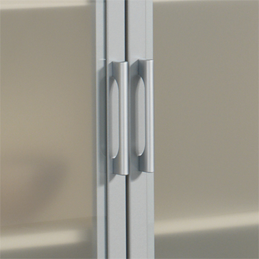 Gera Flügeltürenschrank Milano mit Glastüren, 6 Ordnerhöhen