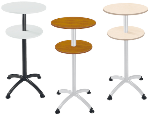 Stehtisch mit 2 Platten