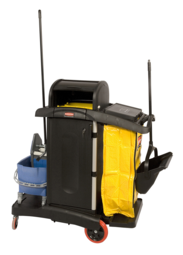 Rubbermaid Abschließbarer Reinigungswagen Hygen mit Müllsack