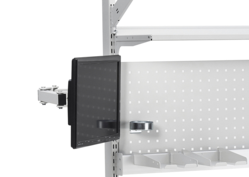 Treston Displayhalterung für Montagetisch, Höhe 114 mm