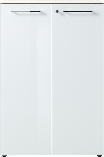 Aktenschrank GW-MONTERIA mit Oberboden mit Sicherheitsglasauflage