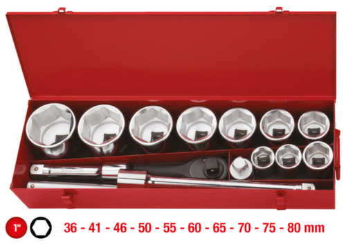 KS Tools 1" Steckschlüssel-Satz