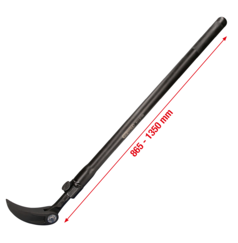 KS Tools Teleskop Gelenk-Rollkopf-Hebeleisen