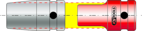 KS Tools 1/2" Sechskant-Kraft-Stecknuss-Satz