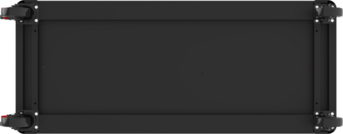 KS Tools PERFORMANCEplus P45 SCHWARZ/ROT Werkstattwagen mit 14 Schubladen