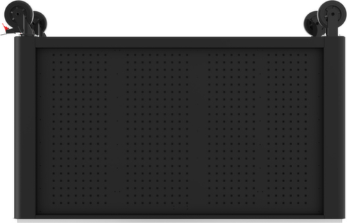 KS Tools PERFORMANCEplus P45 SCHWARZ/ROT Werkstattwagen mit 14 Schubladen