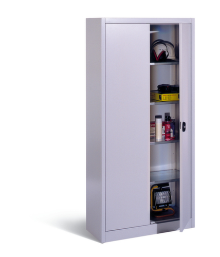 C+P Universalschrank Eco lichtgrau mit 4 Böden, Breite 940 mm