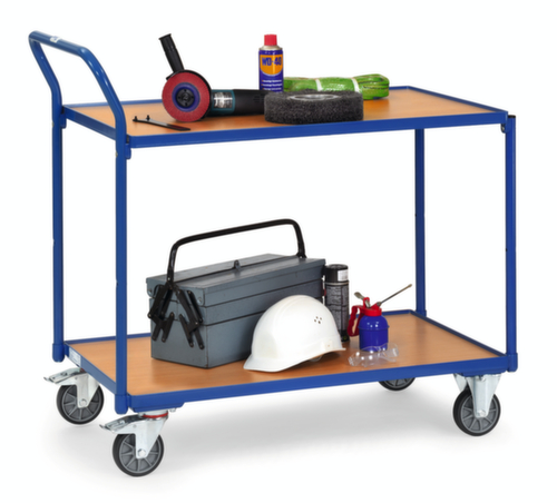fetra Etagenwagen mit Holzplatten