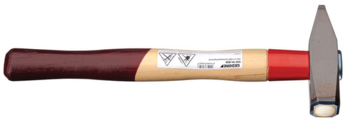 GEDORE 600 IH-300 Schlosserhammer ROTBAND-PLUS mit Hickorystiel