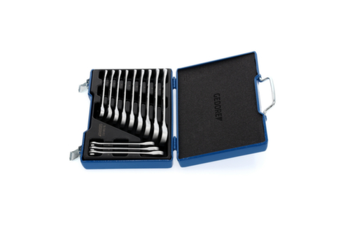 GEDORE 7 R-012 Satz Maulschlüssel mit Ringratsche 12-teilig 8-19 mm