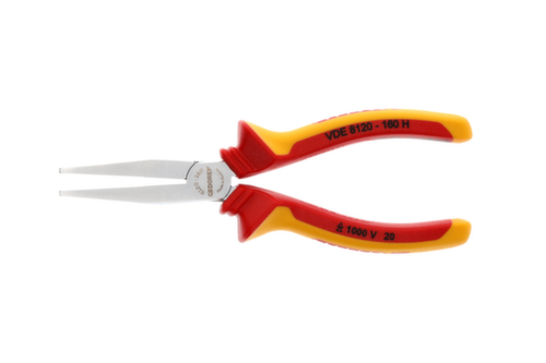 GEDORE VDE 8120-160 H VDE-Flachzange mit Hüllenisolierung 160 mm