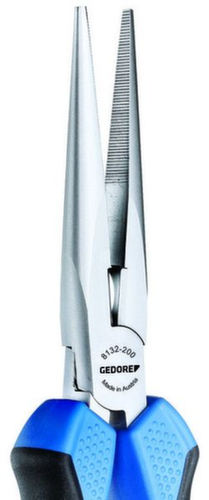 GEDORE SB 8132-200 JC Flachrundzange 200 mm 2K-Griff