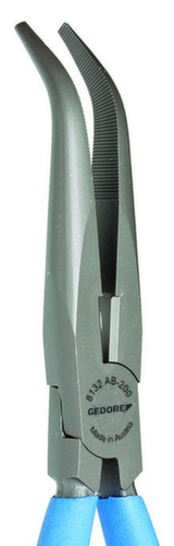 GEDORE 8132 AB-200 TL Flachrundzange gewinkelt 200 mm tauchisoliert