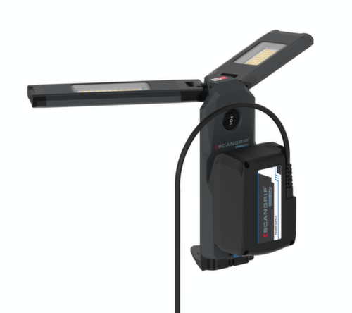 Scangrip Flutlichtstrahler JUST CONNECT mit 2 Leuchtenköpfen