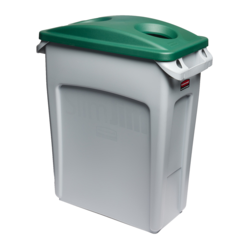 Rubbermaid Deckel Slim Jim® für Flascheneinwurf für Wertstoffsammler, grün