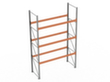 META Palettenregal MULTIPAL für 12 Paletten, 2870 mm breit, 4 Lagerebenen