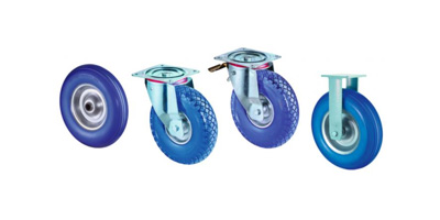 Räder mit Polyurethan-Bereifung