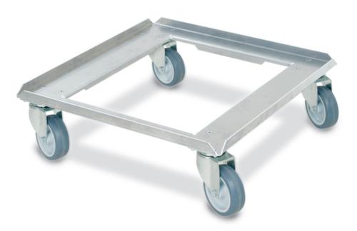 Plateau roulant aluminium pour bac norme Europe