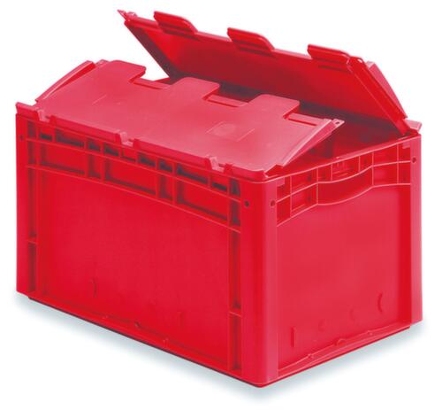 BITO Bac gerbable norme Europe avec couvercle rabattable