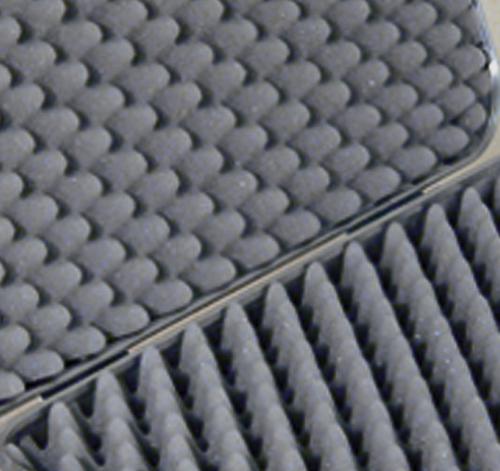 Gmöhling Mousse pyramidale G®-CASE pour mallette en aluminium, pour 36 l bacs