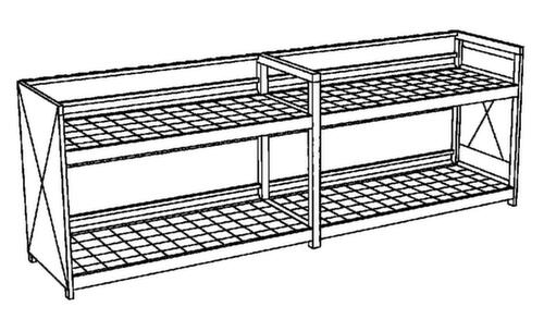 Lacont Conteneur de rayonnage pour produits dangereux pour max. 60 fûts de 200 litres