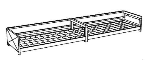 Lacont Conteneur de rayonnage pour produits dangereux pour max. 60 fûts de 200 litres