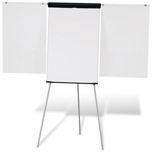 MAUL chevalet de conférence MAULstandard avec 2 porte-papiers, hauteur 1100 - 1860 mm