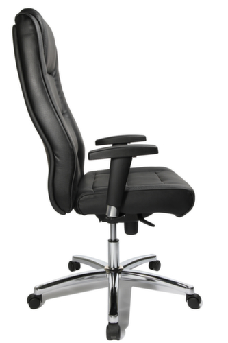 Topstar Fauteuil pivotant Chairman 10, revêtement cuir, noir