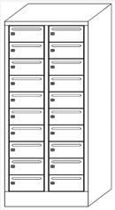 PAVOY Armoire de tri courrier Basis avec fentes pour courrier