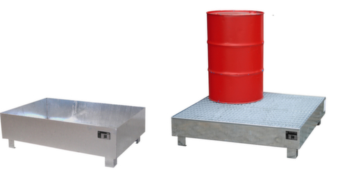 Bauer Bac de rétention pour fûts de 200 litres