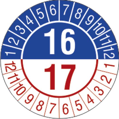 Plaquette de contrôle pour 2 ans