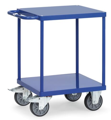 fetra Chariot à plateaux avec plateaux en acier