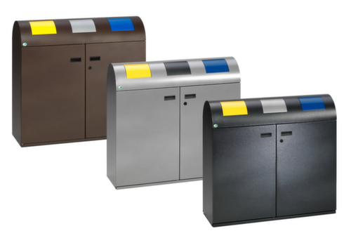 VAR Station de collecte de matières recyclables WS 100 R avec 3x80 l