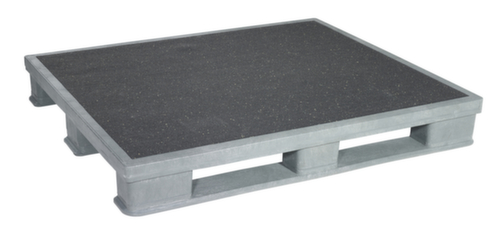 Palette hygiénique fortes charges, PE régénéré, longueur x largeur 1200 x 1000 mm