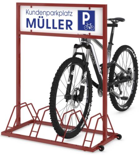 Support cycles EW 7004 avec surface publicitaire