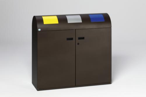VAR Station de collecte de matières recyclables WS 100 R avec 3x80 l