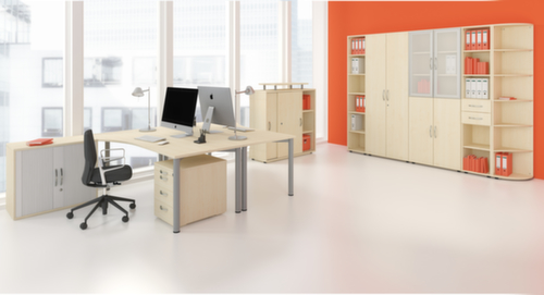 Gera Angle de liaison anguleux Milano 90° pour piètement 4 pieds