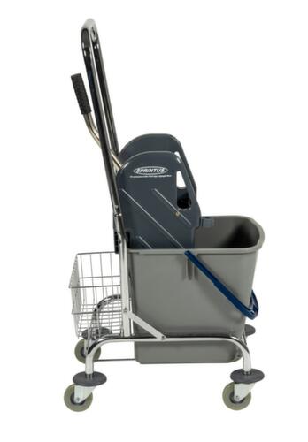 Chariot de lavage humide avec presse à balais, 1x27 l seau en bleu